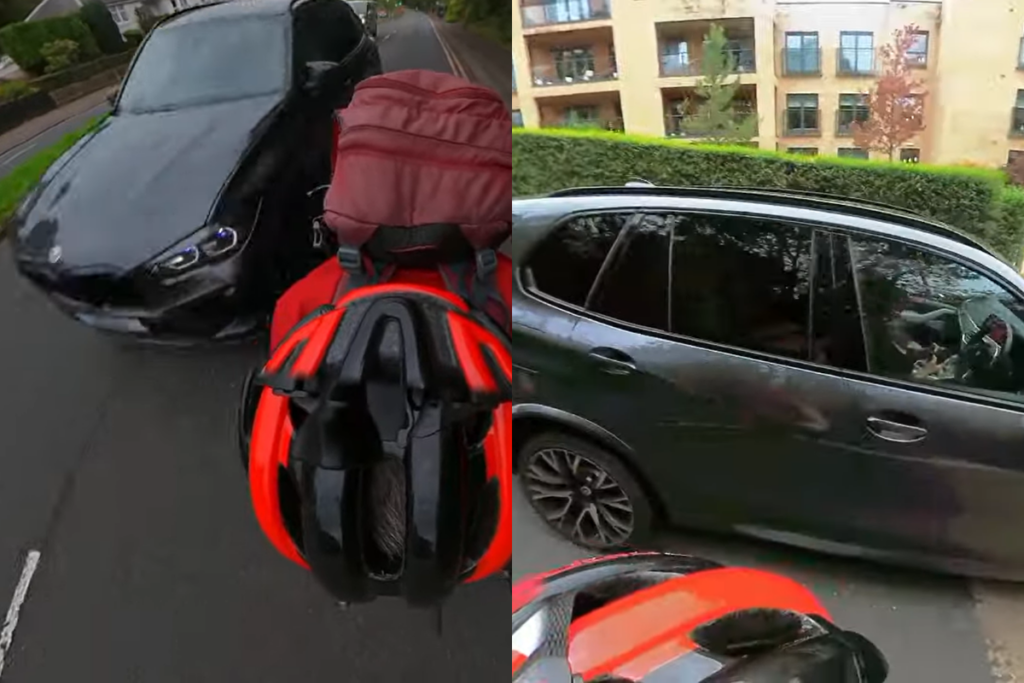 Cyclist films close pass and phone use (magnatom/YouTube)