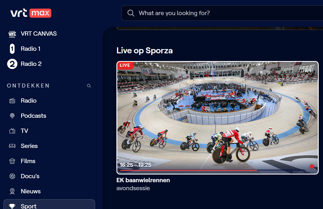 Sporza cycling coverage