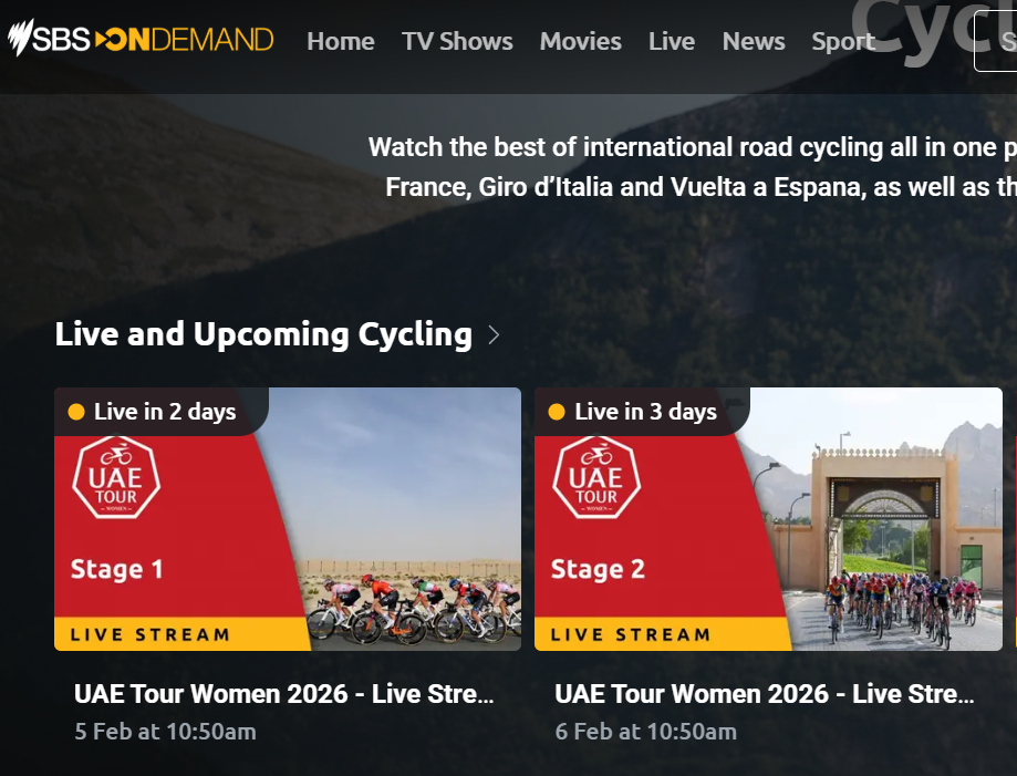 SBS Cycling coverage