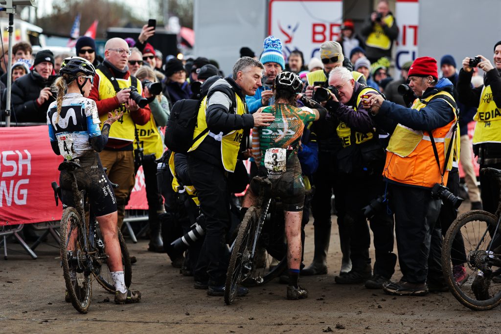 Xan Crees wins 2025 British cyclocross championships (Alex Whitehead/SWpix.com)