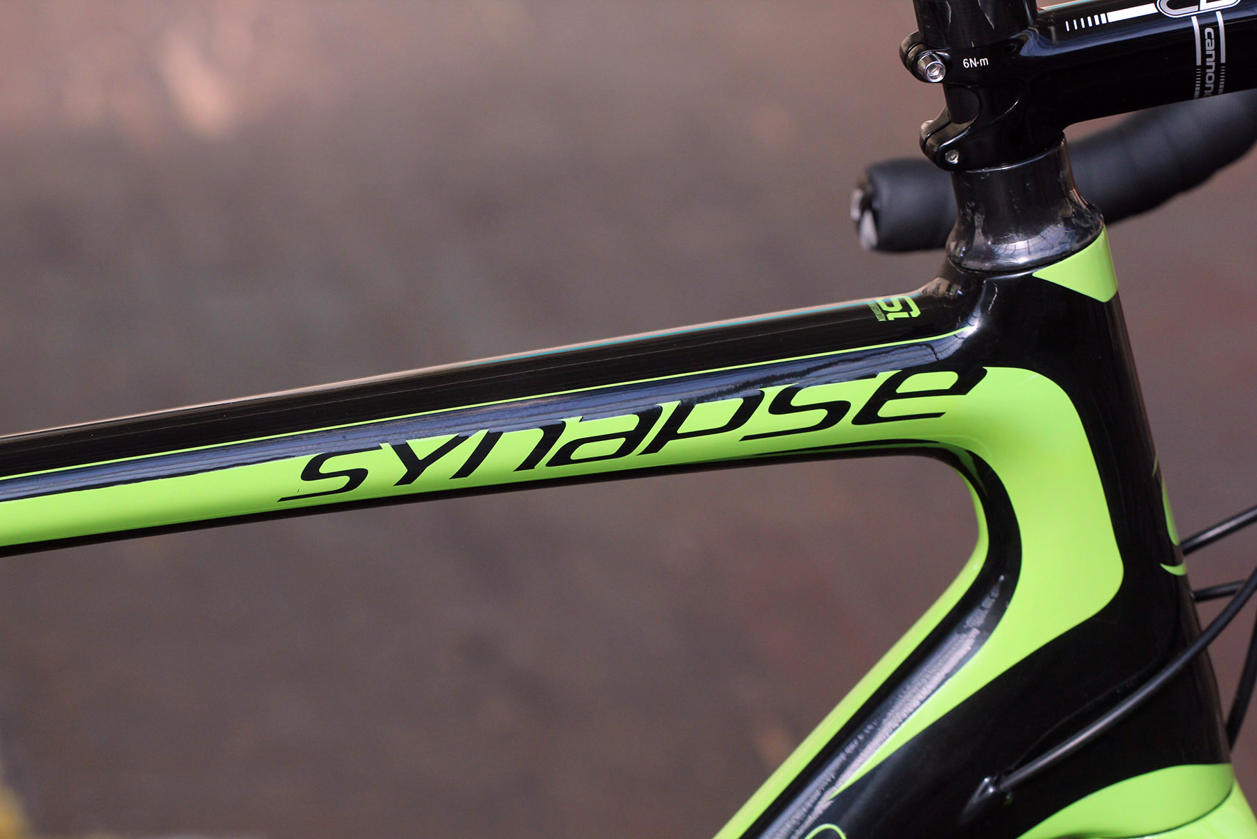 Cannondale Synapse Carbon Ultegra Disc – top tube decal