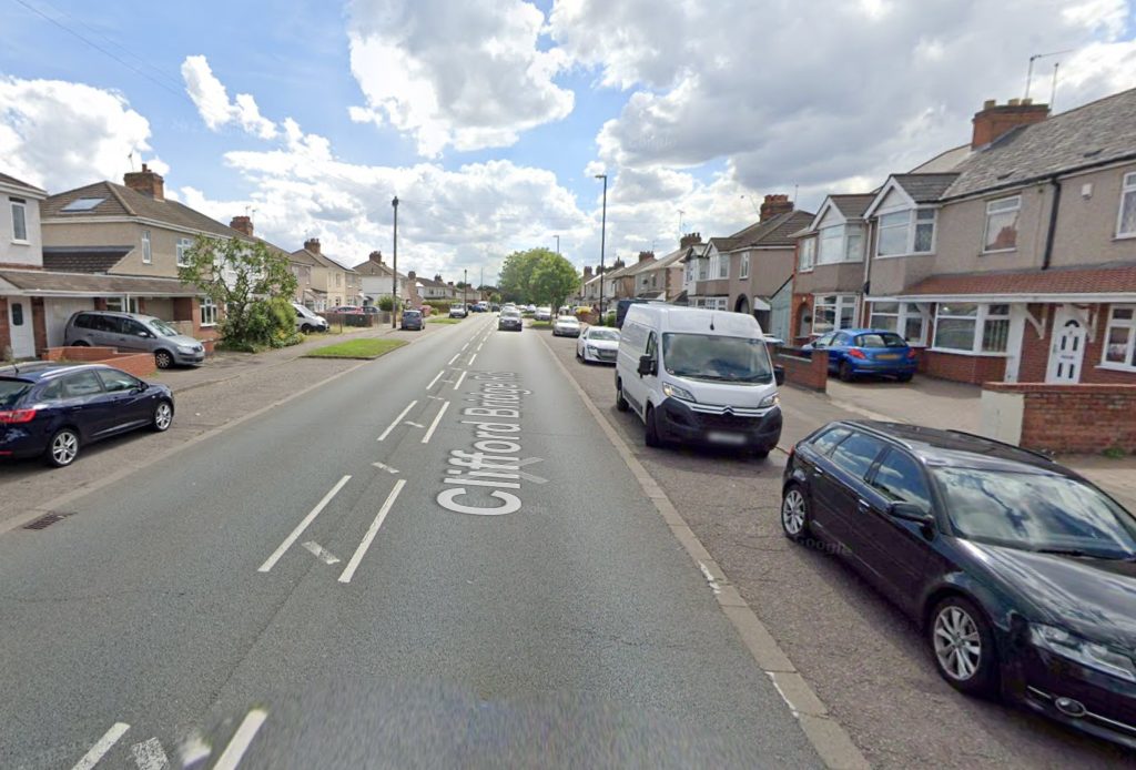 Clifford Bridge Road, Coventry (Google Maps)