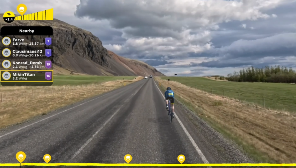 Rouvy video flat iceland