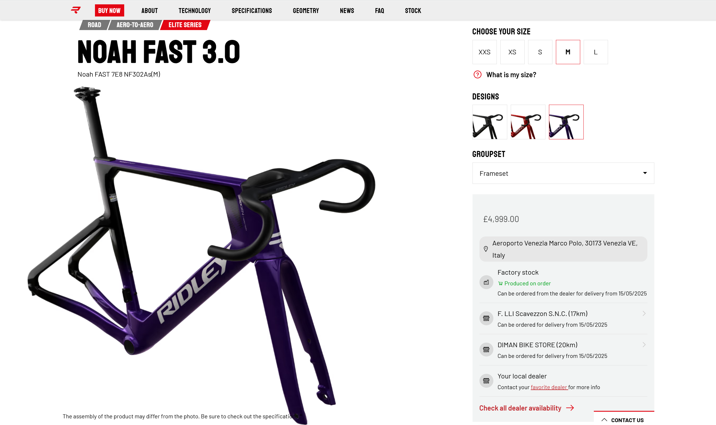 2025 Ridley Noah Fast cost