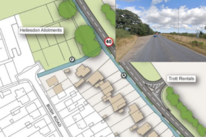 Holt Road cycling scheme (Norfolk County Council)