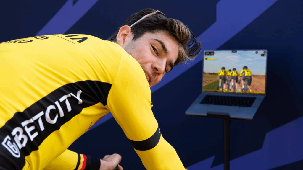 Wout van Aert, Rouvy community ride
