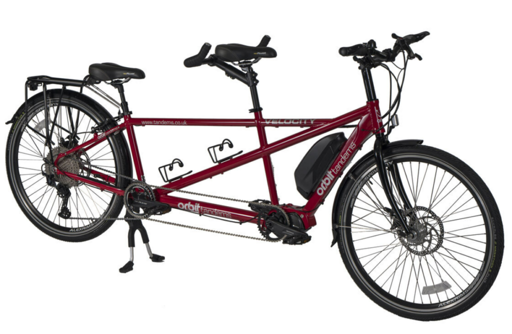 Orbit e-tandem with Shimano Steps assist