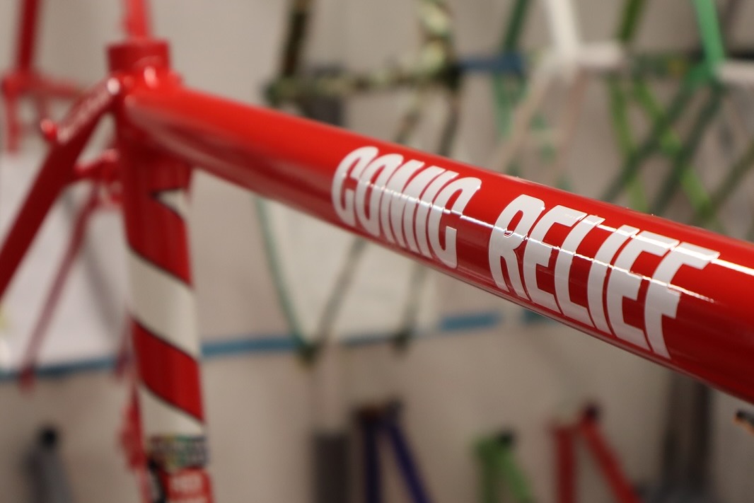 2026 Mercian Cycles Greg James tandem top tube detail