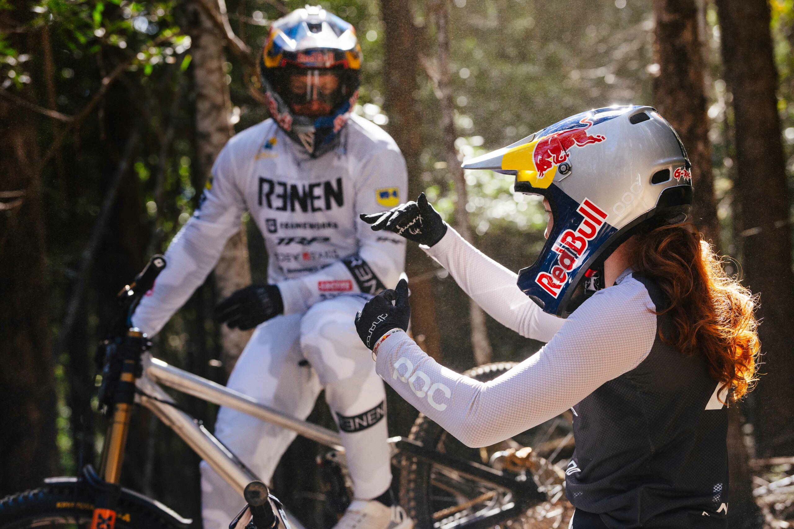 Aaron Gwin and Gracey Hemstreet