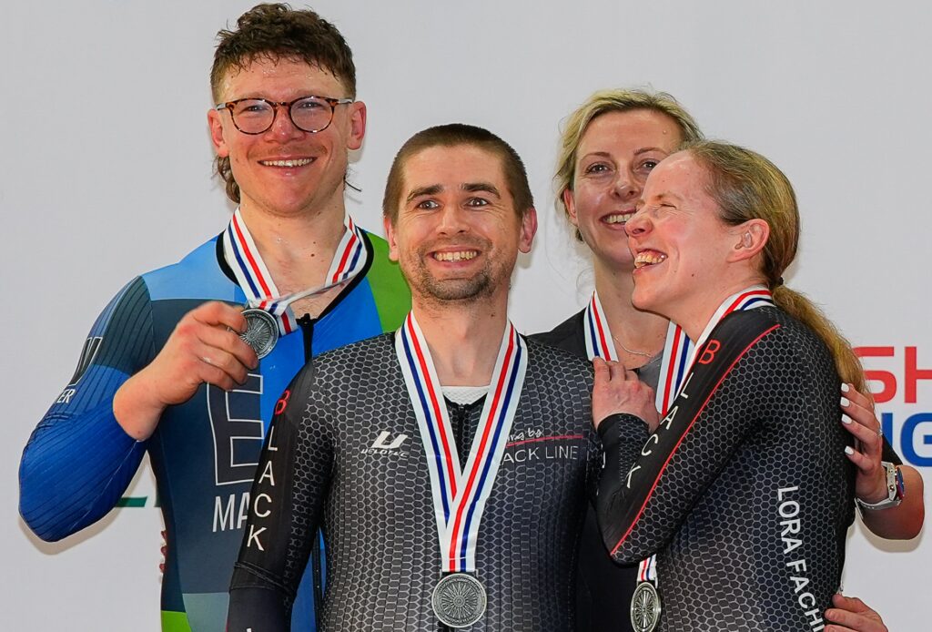 Neil and Lora Fachie, 2025 Lloyds National Track Championships