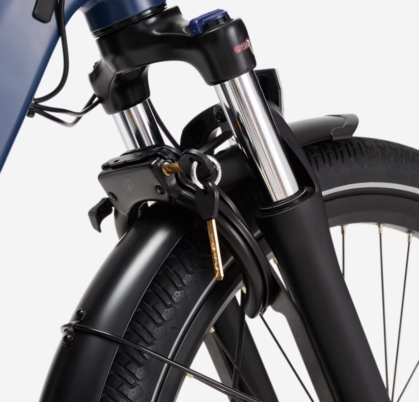 2026 Btwin cargo bike wheel lock