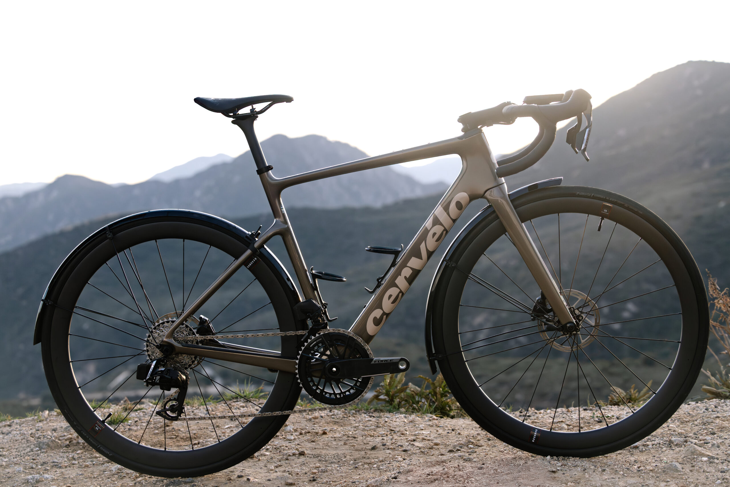 2026 Cervelo Caledonia with mudguards fitted