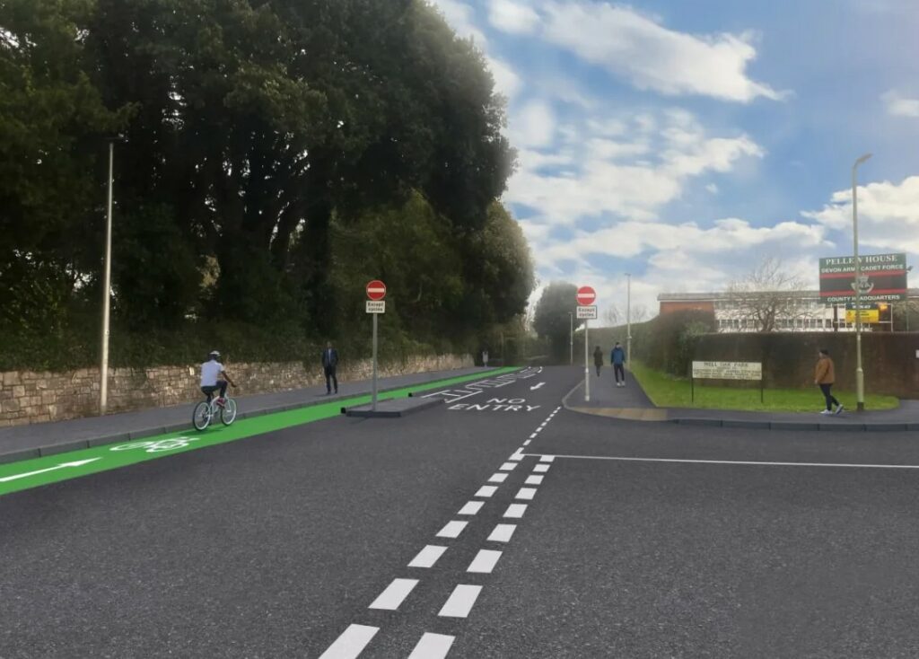 Dryden Road, Exeter plans - Option 2