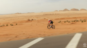 GCN Saudi Arabia gravel video screenshot