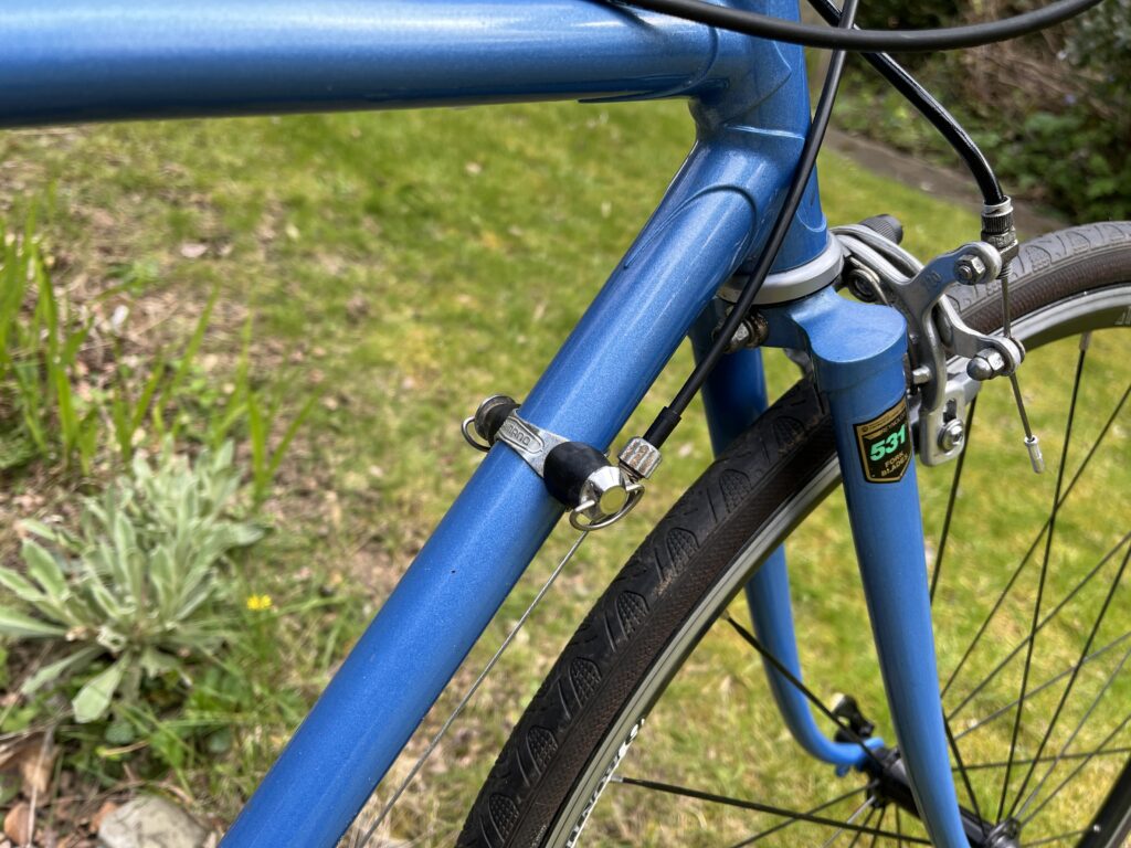 My daughter's bike band for shifters