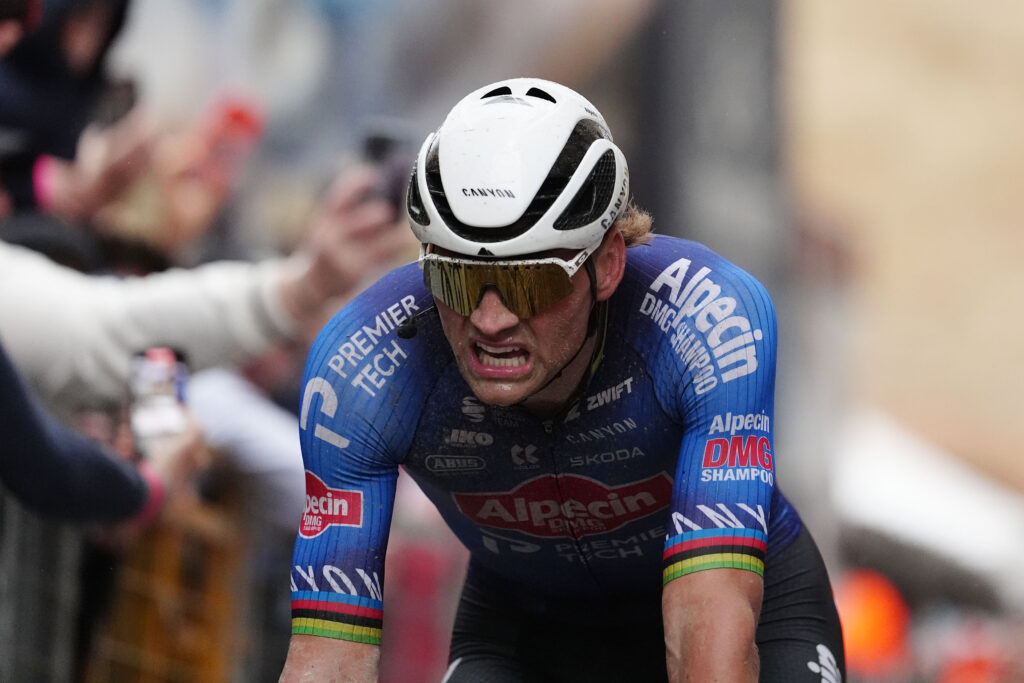 Mathieu van der Poel wins stage two, 2026 Tirreno-Adriatico