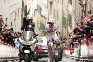 Tadej Pogačar wins the 2026 Strade Bianche