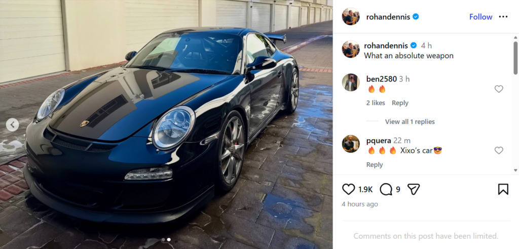 Rohan Dennis Instagram screenshot