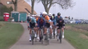 Pro cyclist appears to punch rival