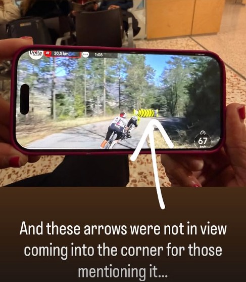 Tom Pidcock crash post