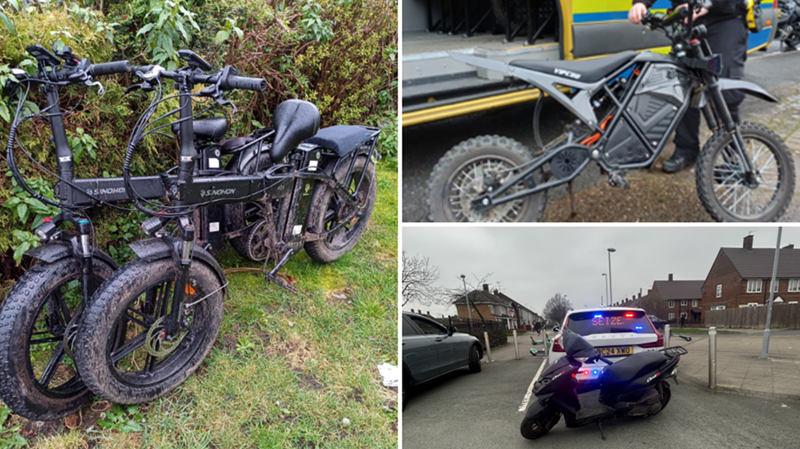 Merseyside Police e-bikes seized