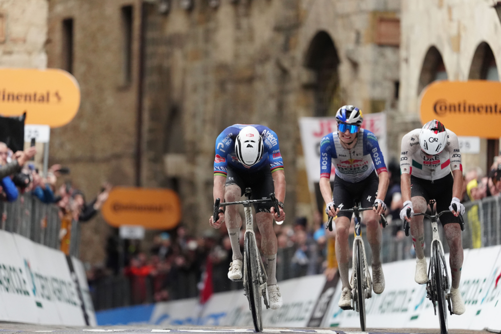 Mathieu van der Poel wins stage two, 2026 Tirreno-Adriatico
