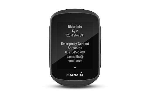 Garmin Emergency Contact