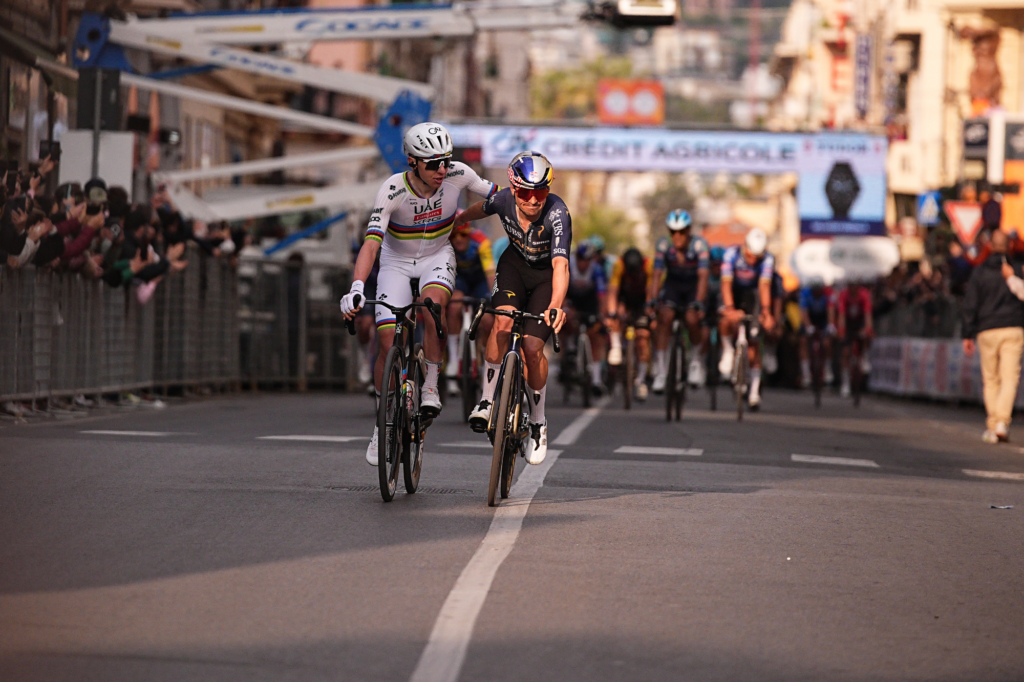 Tadej Pogačar and Tom Pidcock, Milan-San Remo 2026