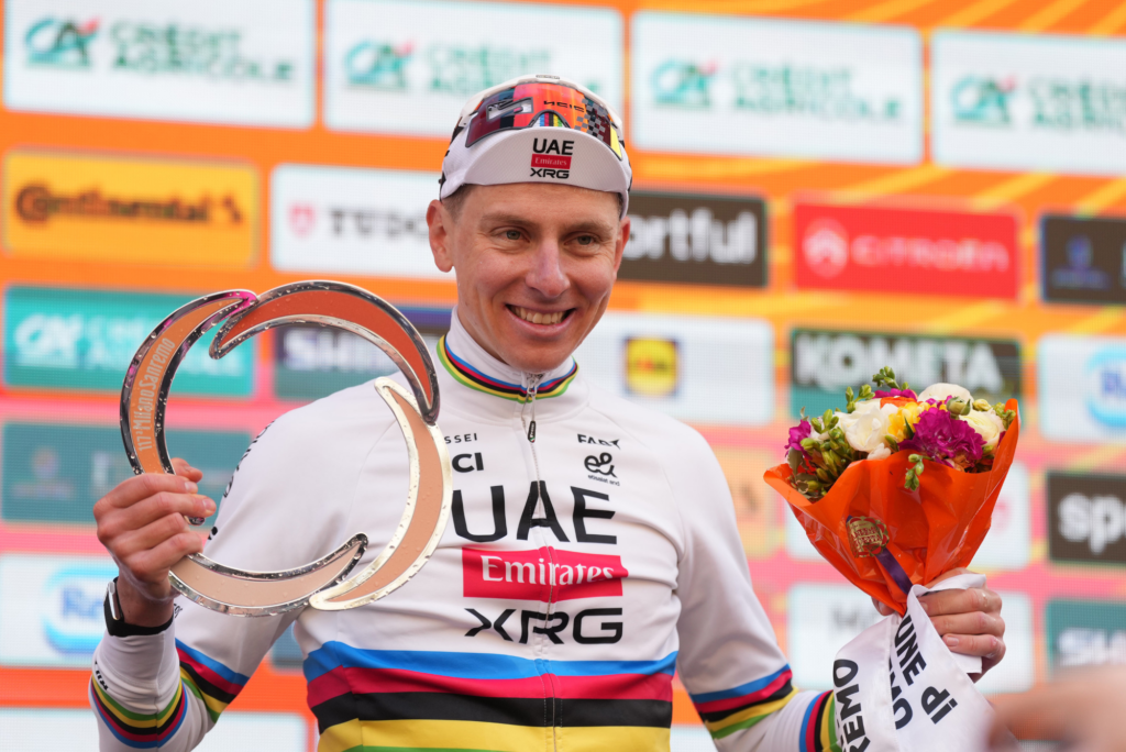 Tadej Pogačar wins Milan-San Remo