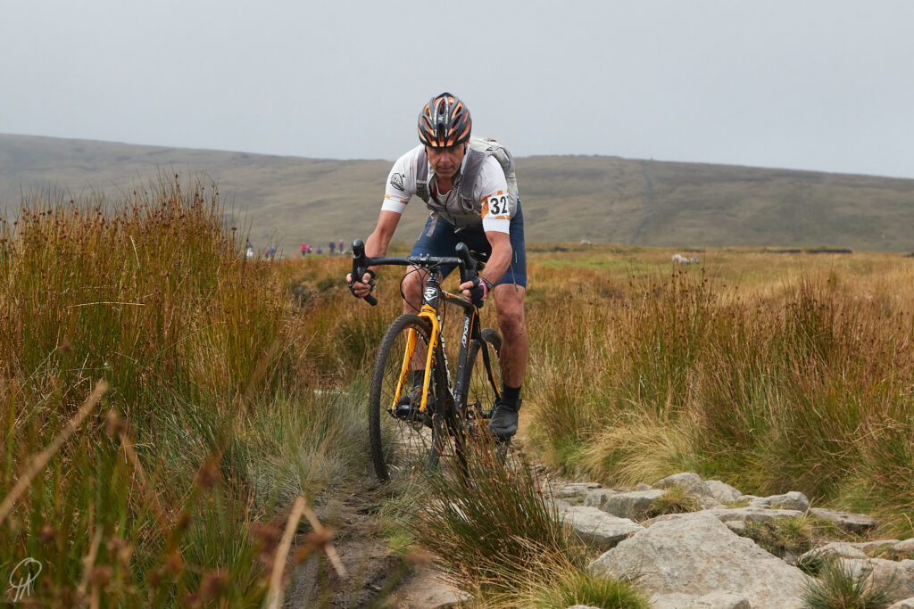 Colin Moses taking part in the 3 Peaks cyclocross 2