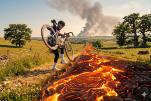 The road is lava