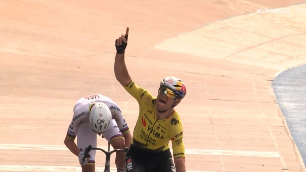 Wout van Aert wins Paris-Roubaix 2026