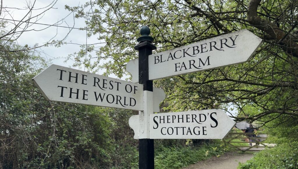 The Rest of the World signpost