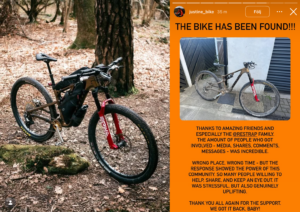 Jarczok stolen bike