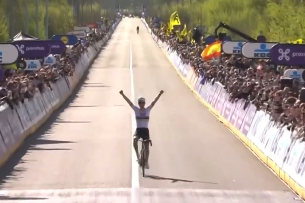 Tadej Pogačar wins Tour of Flanders