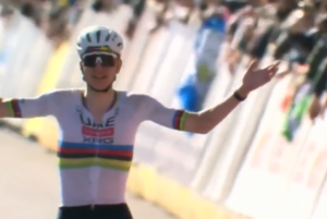 Tadej Pogačar wins Tour of Flanders