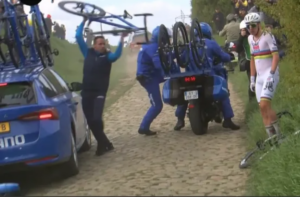 Shimano neutral service bike for Tadej Pogačar at Paris-Roubaix