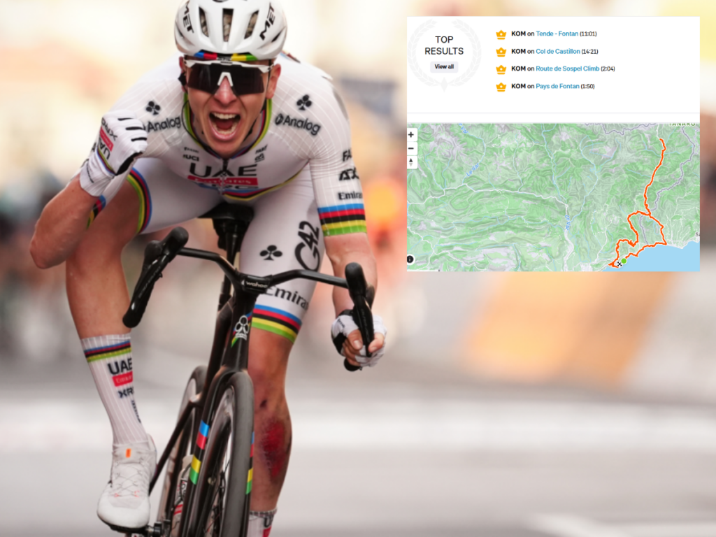 Tadej Pogačar Strava raid
