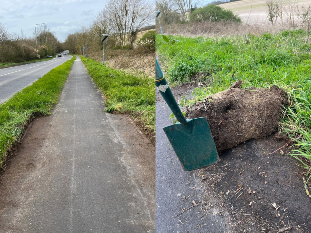 Shared-use path works