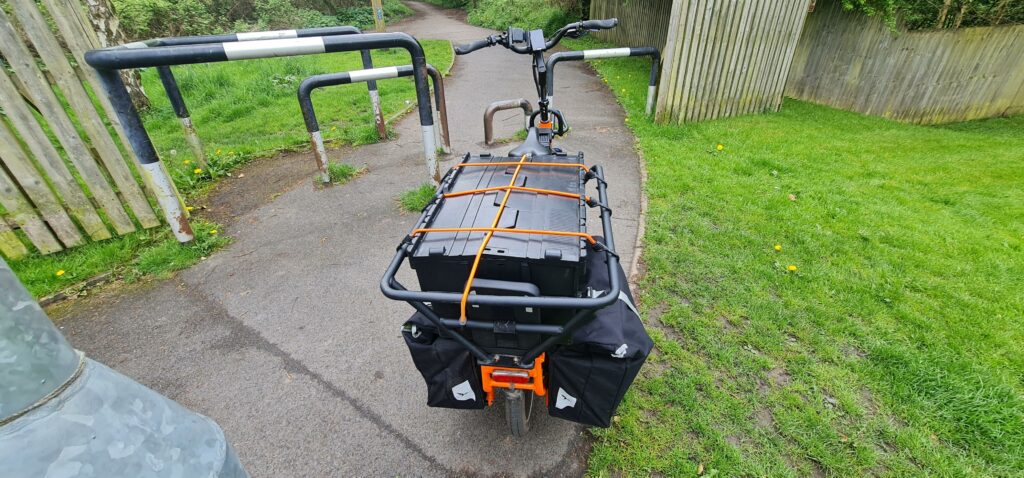 Manchester bike path barriers