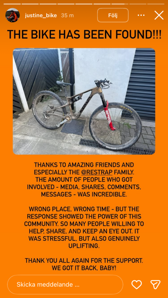 Jarczok stolen bike screenshot