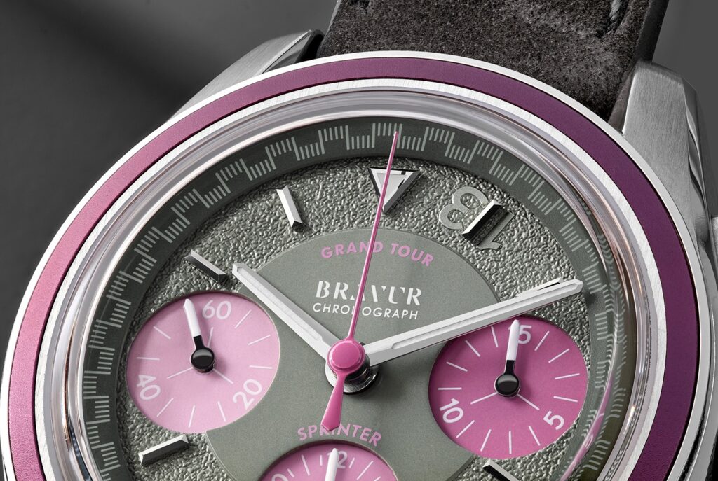 2026 Bravur Grand Tour Sprinter watch detail