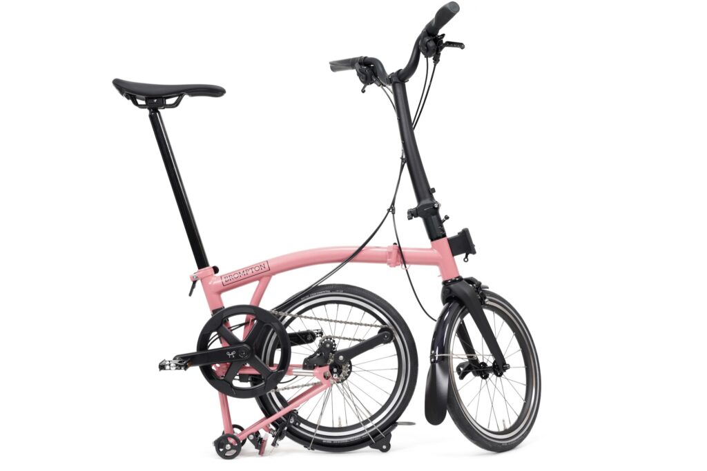 2026 Brompton P Line Studio rear frame folded under