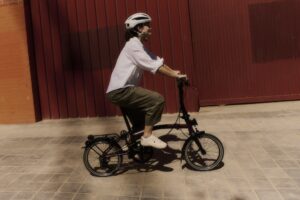 2026 Brompton P Line Studio riding