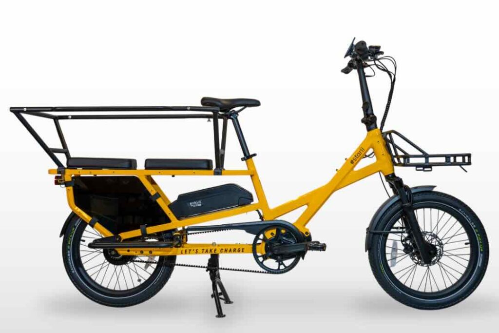 2026 Estarli E-cargo Longtail 2.0 yellow, studio
