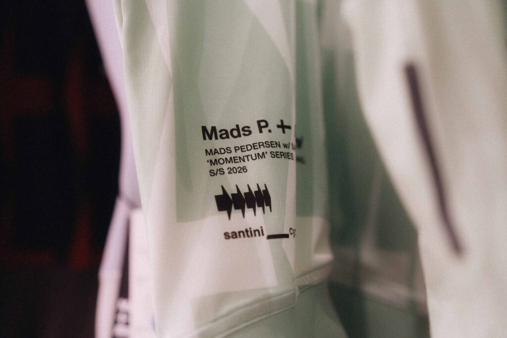 2026 SANTINI_SS26_Mads Pedersen Momentum Series jersey detail
