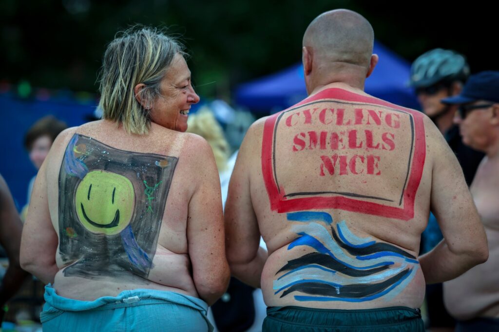 World Naked Bike Ride WNBR Brighton 2025