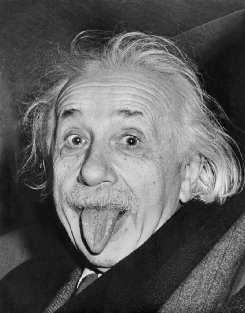 Albert Einstein channels his inner Thomas Voeckler