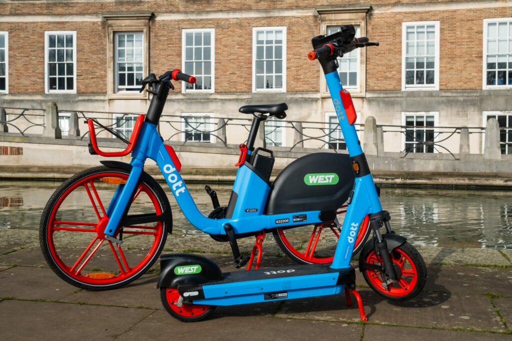 Dott e-bike and e-scooter