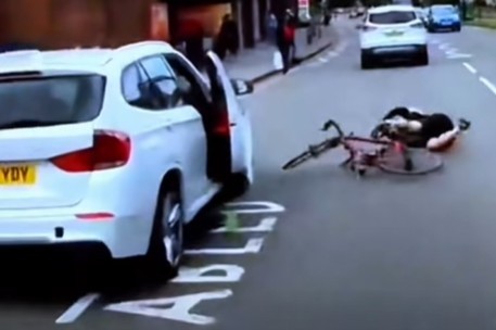 Driver doors cyclist